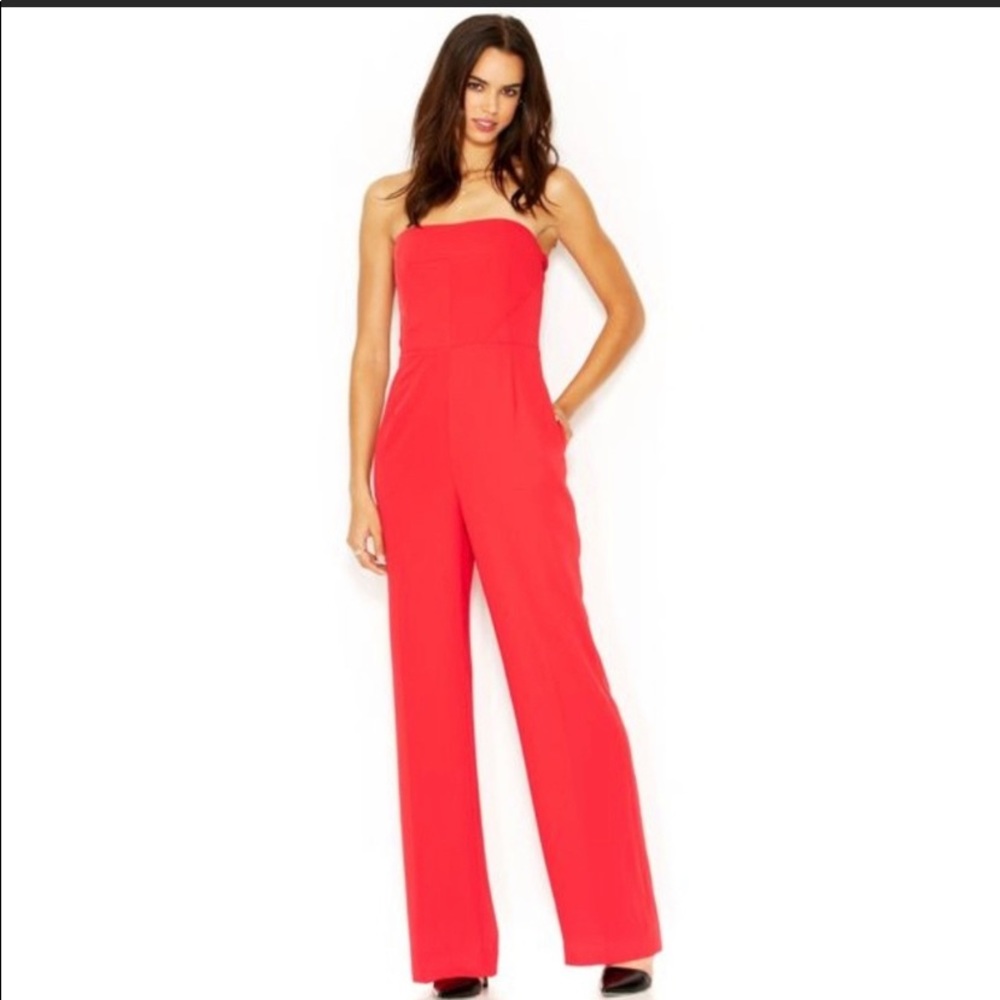 Rachel Roy red jumpsuit